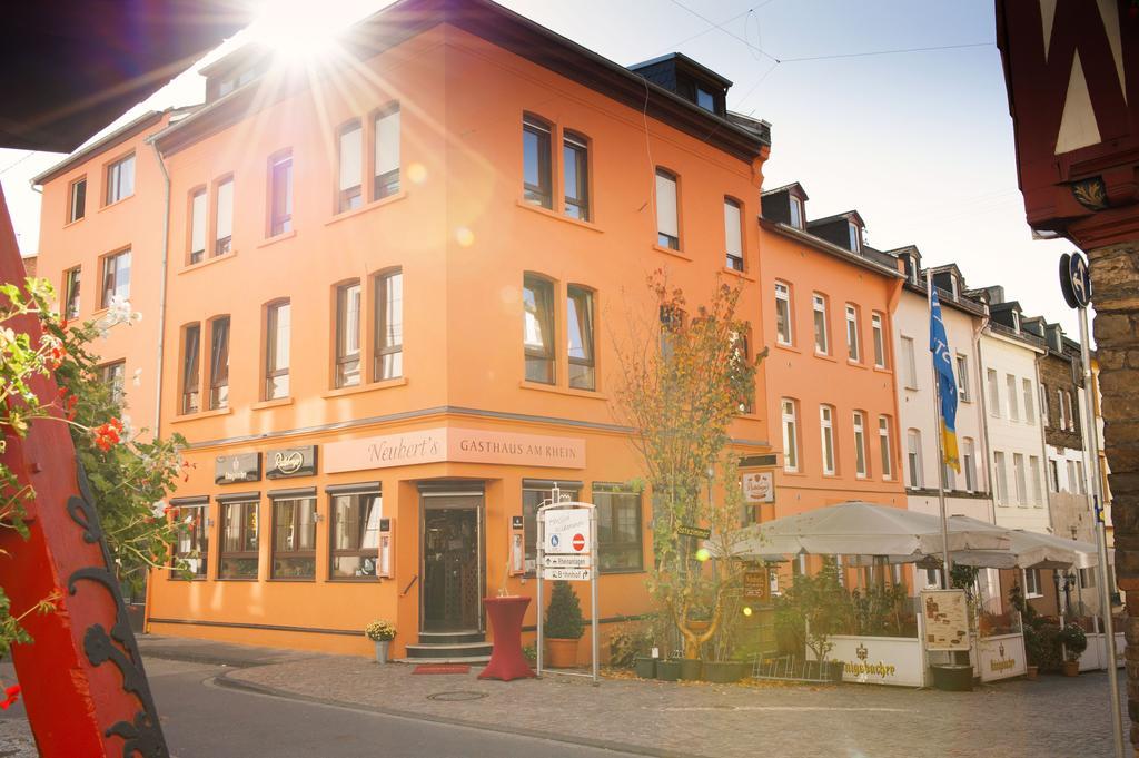 Neubert'S Gasthaus Am Rhein Lahnstein Exterior photo